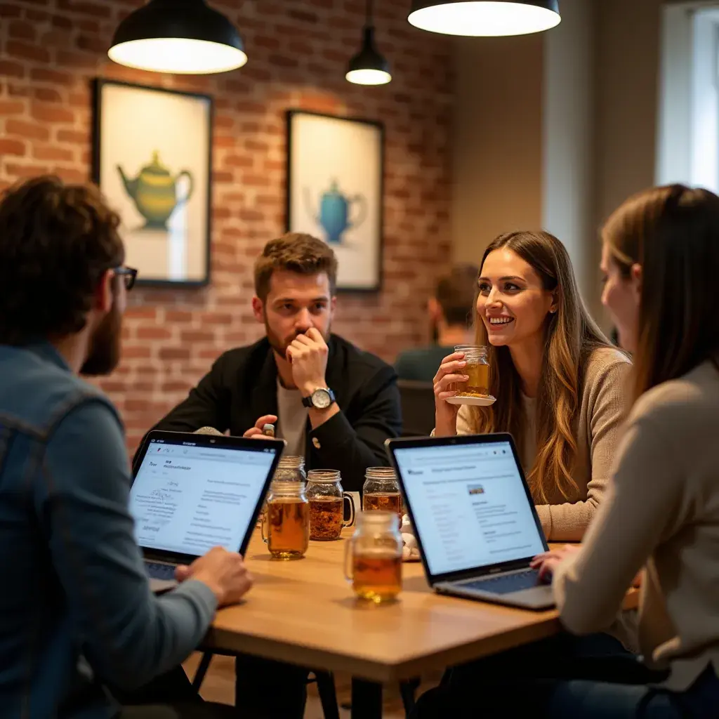 Professional team collaboration